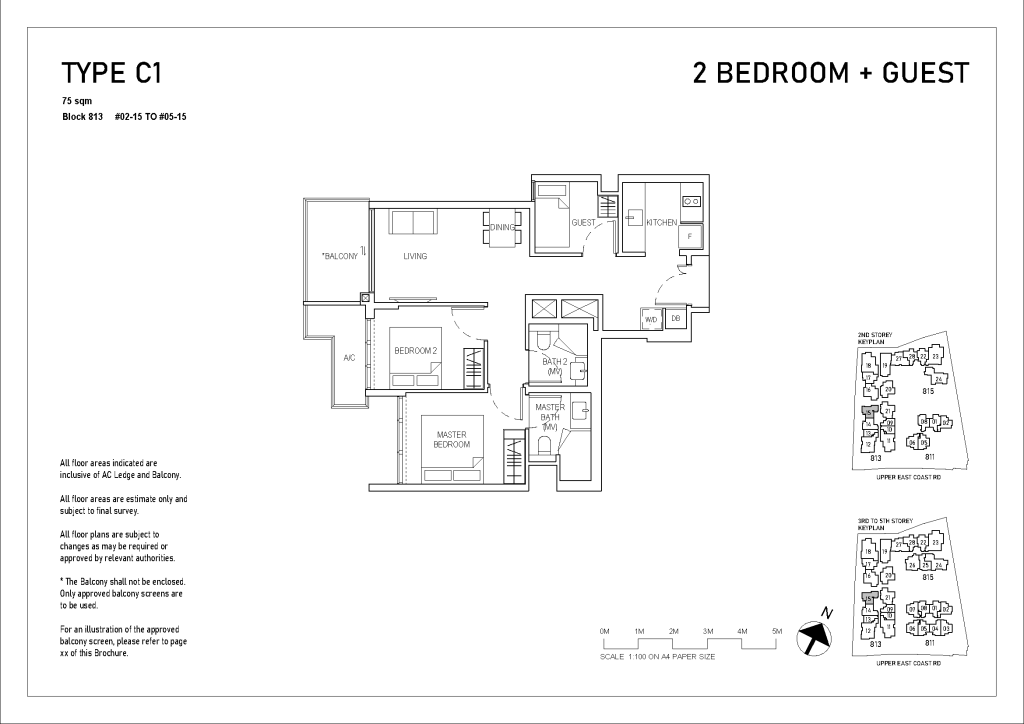 bagnall-haus-upcoming-launch-review-floor-plan-2-bedroom-guest-type-C1