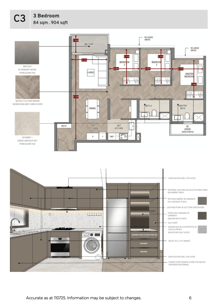 Springleaf Residence Floor Plan C3