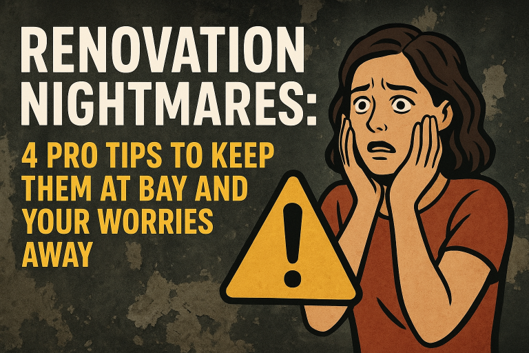 Renovation Nightmares: 4 Pro Tips to Keep Them at Bay and Your Worries Away