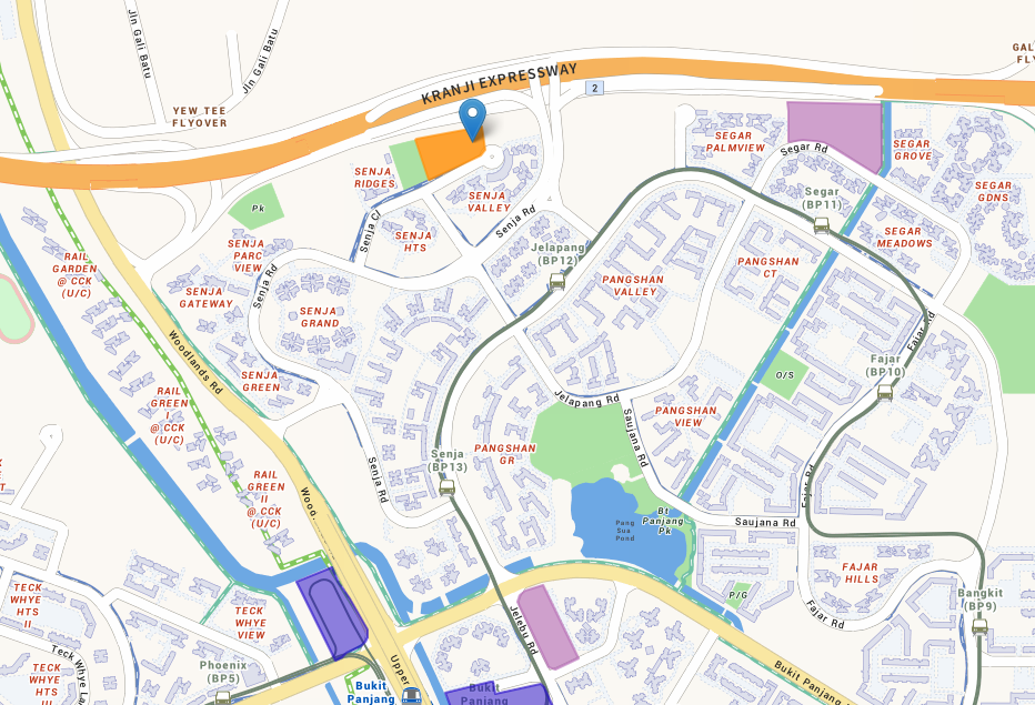 Senja Close EC GLS - Site Map
